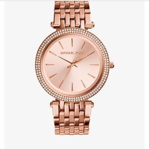 Michael Kors Darci Pave Rose Gold Watch